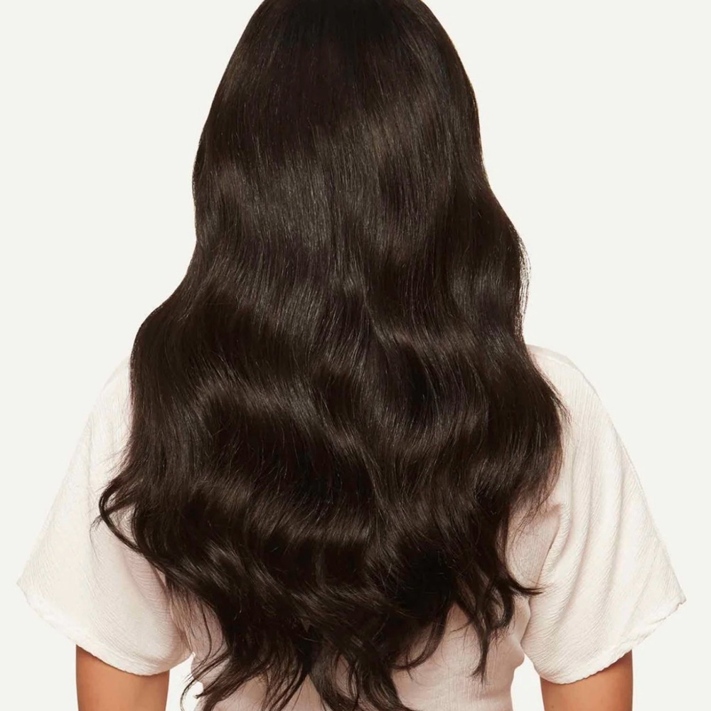 Luxy 20” Seamless Mocha Brown Clip-ins (180g)